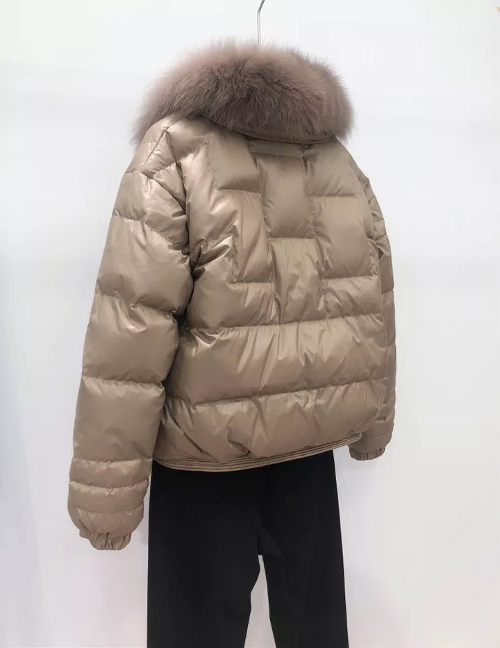 Drune | Lockere Pufferjacke Warm & Vintage