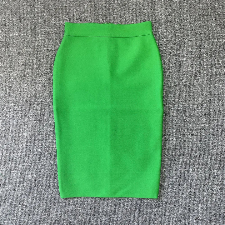 Drune | Frauen Neue Rayon Bandage Rock Elegante Bleistiftrock Berühmte Sexy Club Party Kleidung Vintage Vestios