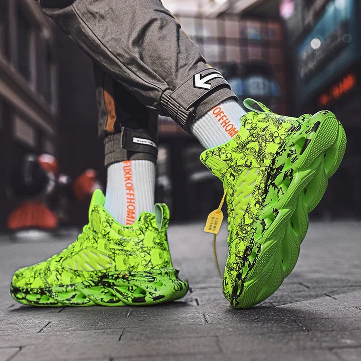 Drune | Sneaker mit grafischem Druck und High-Tech-Ausstattung
