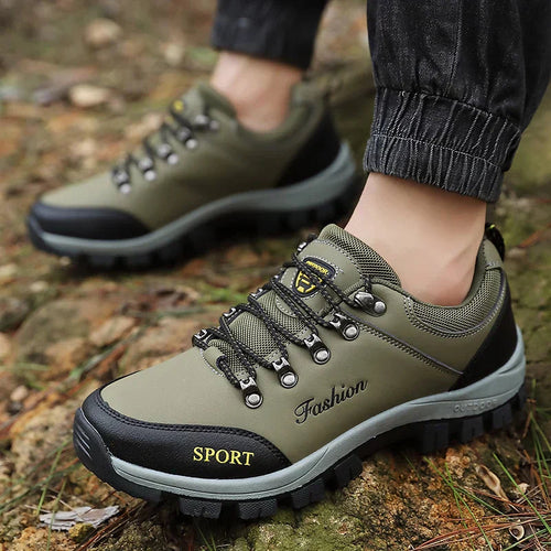Drune | Outdoor Herren Wanderschuhe - Wasserdicht Atmungsaktiv Grip