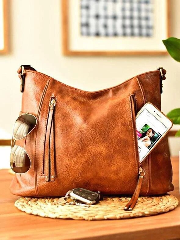Drune | Stilvolle Damen Vintage-Ledertasche