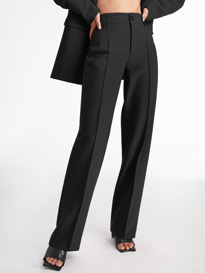 Drune | Hochwaisted Stoffhose Damen