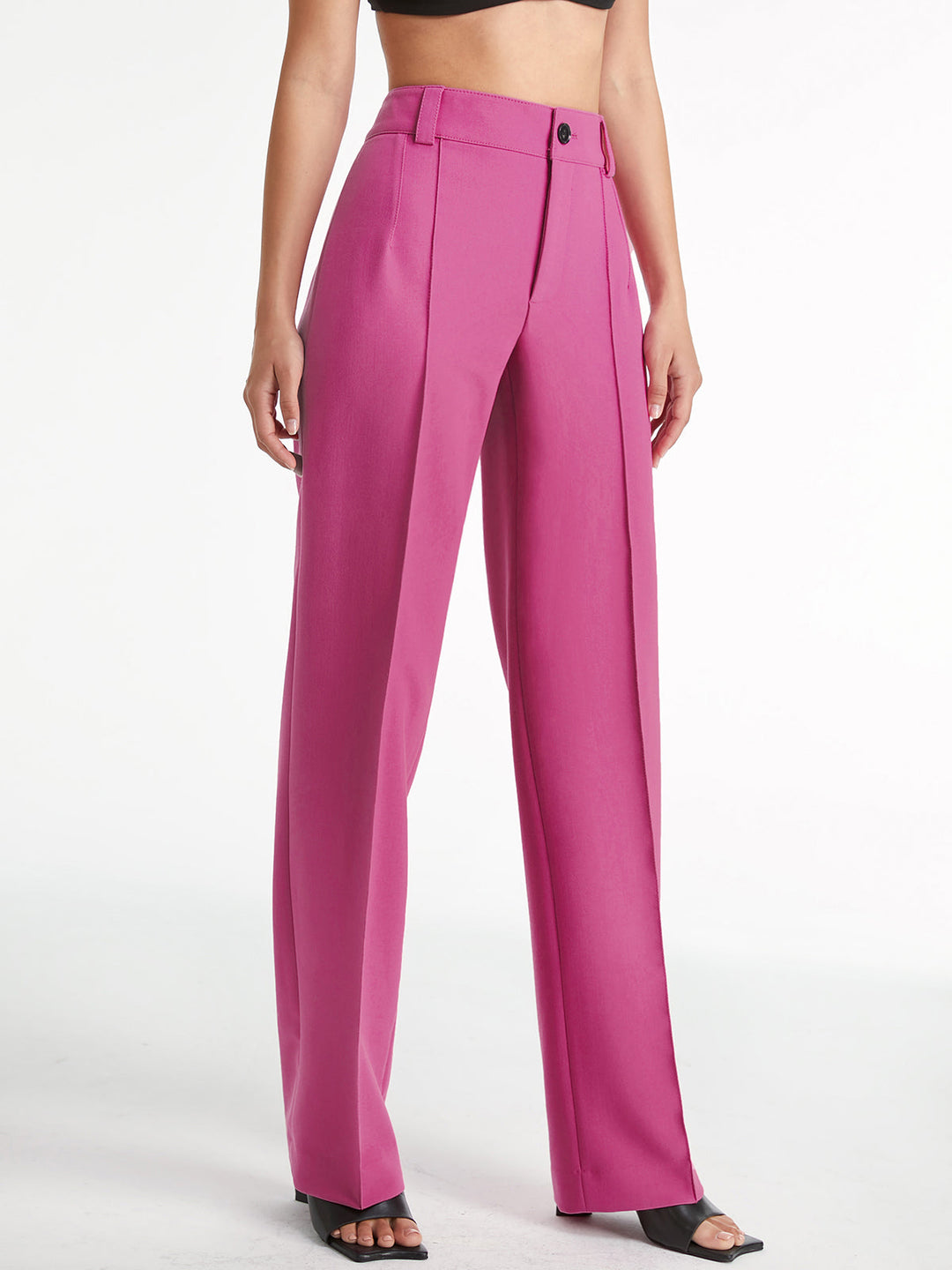 Drune | Hochwaisted Stoffhose Damen