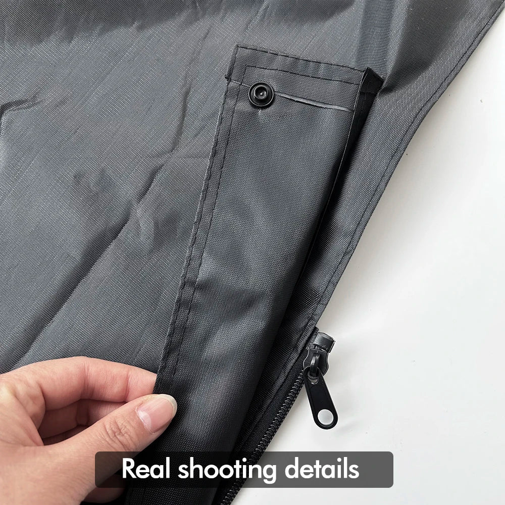 Drune | Schwarze Regenjacke für Erwachsene - Wasserdicht & atmungsaktiv für den Outdoor-Einsatz