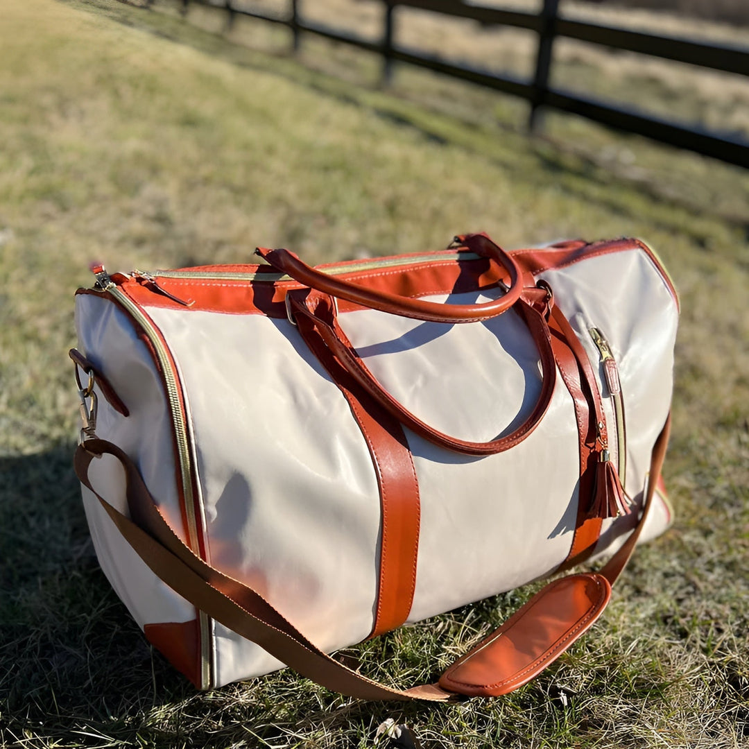 Drune - Eleganter Kleiderorganizer Umhängetasche aus Vegan Leder