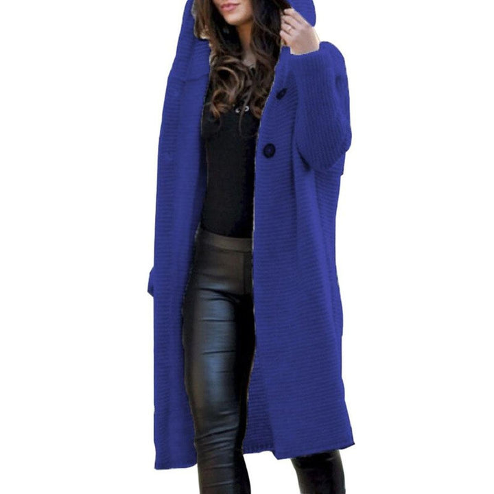 Drune | Hooded Strickjacke Baumwolle Polyester Mischung
