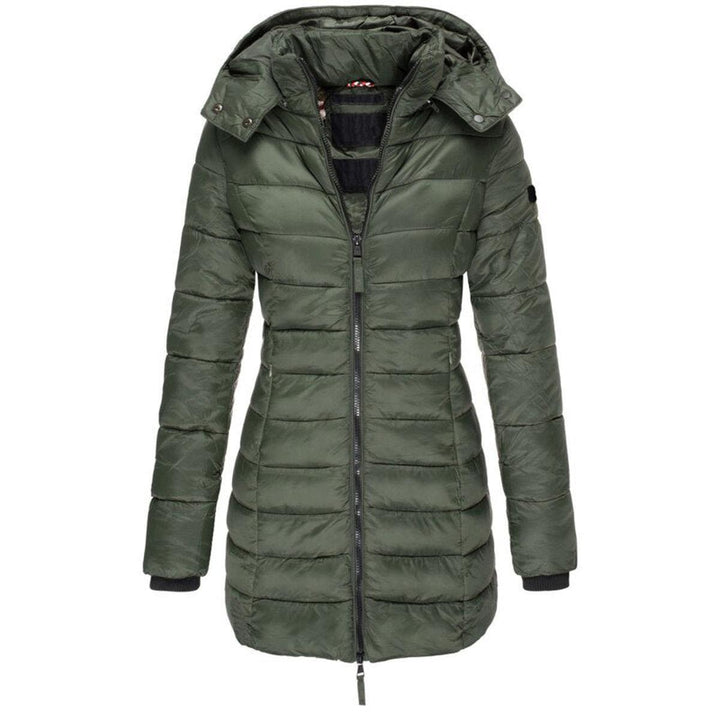 Drune | Kapuze Isolierte Winterjacke mit Reißverschluss
