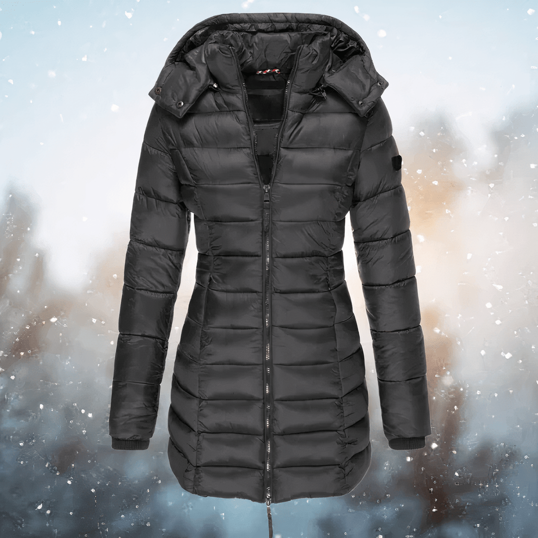 Drune | Kapuzen Winter Parka mit mittellangem Design