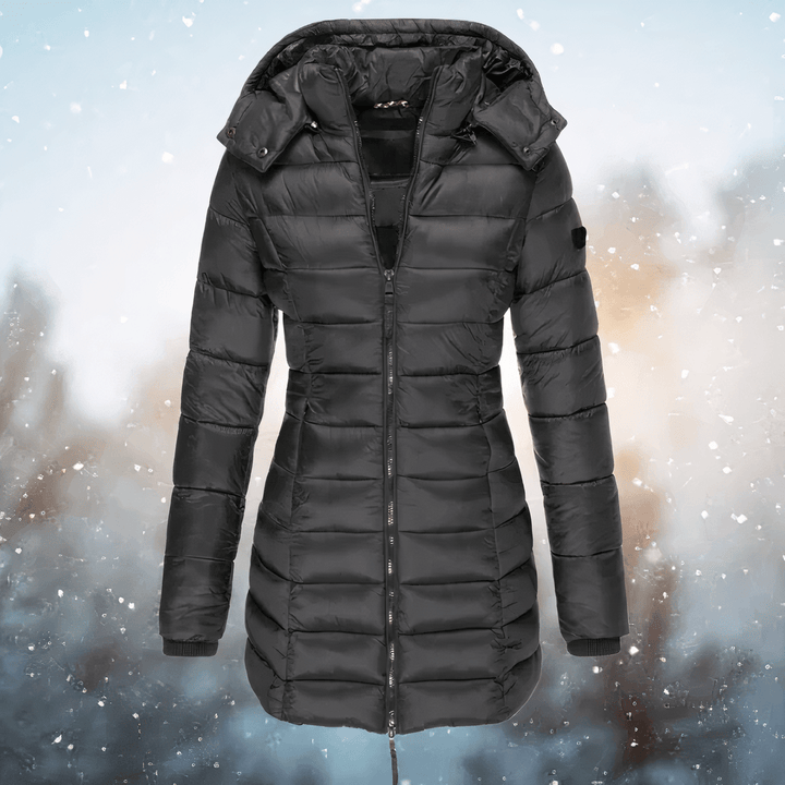 Drune | Kapuzen Winter Parka mit mittellangem Design