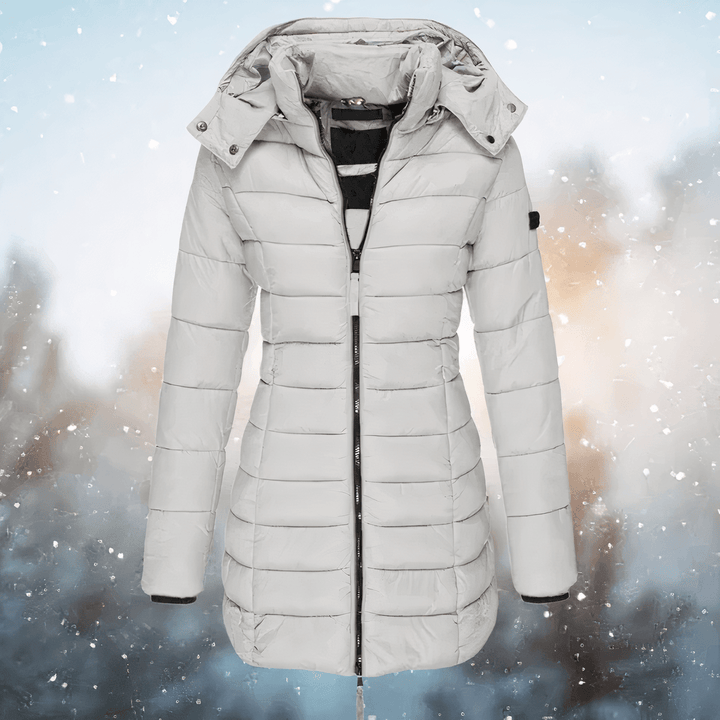 Drune | Kapuzen Winter Parka mit mittellangem Design
