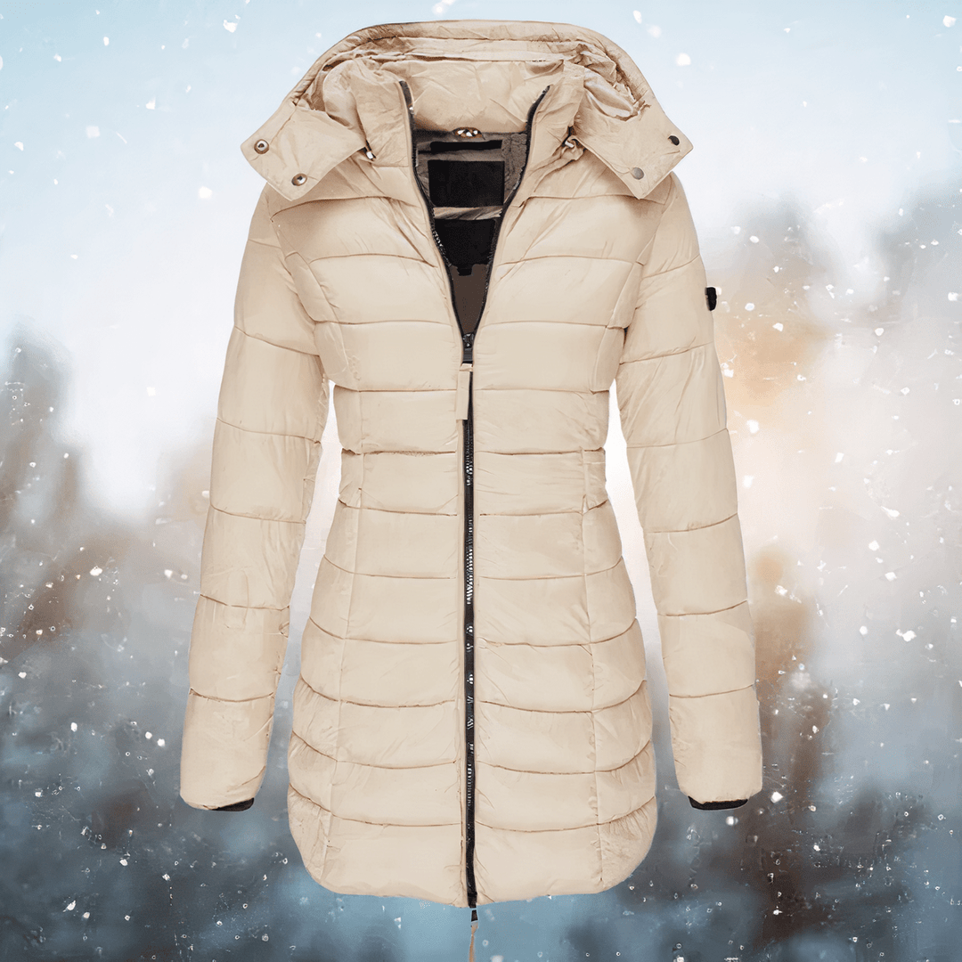 Drune | Kapuzen Winter Parka mit mittellangem Design