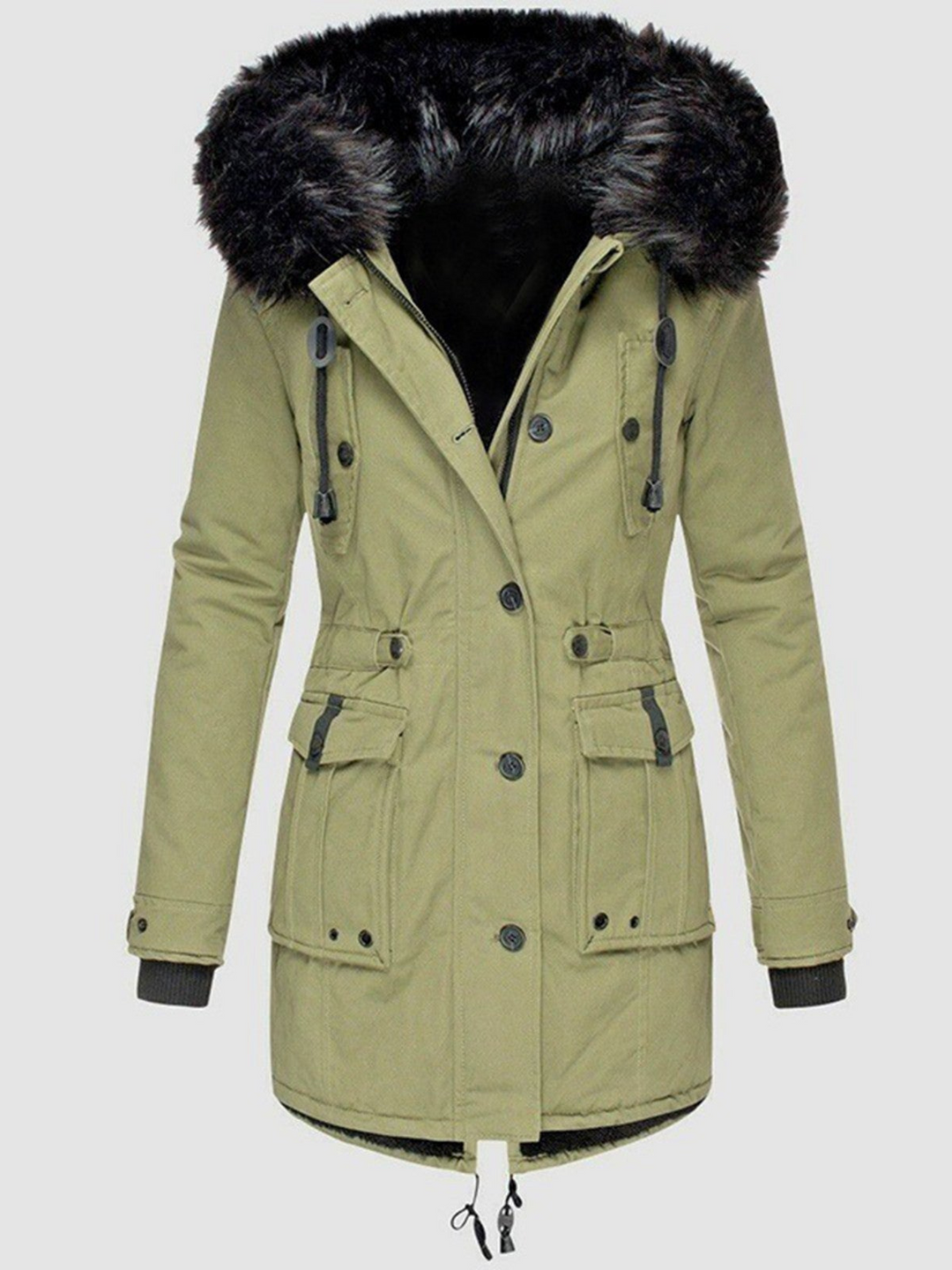 Drune | Kapuzenparka Jacke für Frauen - Winter