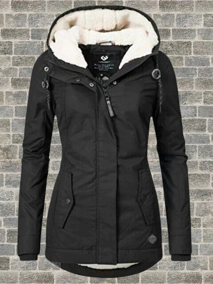 Drune | Hoodie-Wintermantel für Damen - Normale Passform