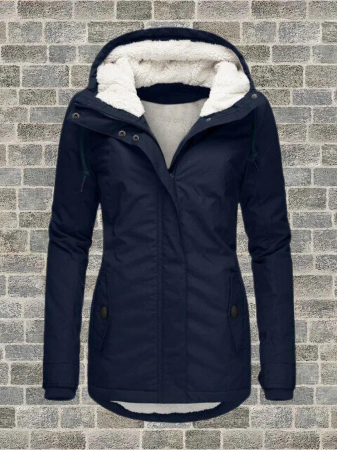 Drune | Hoodie-Wintermantel für Damen - Normale Passform