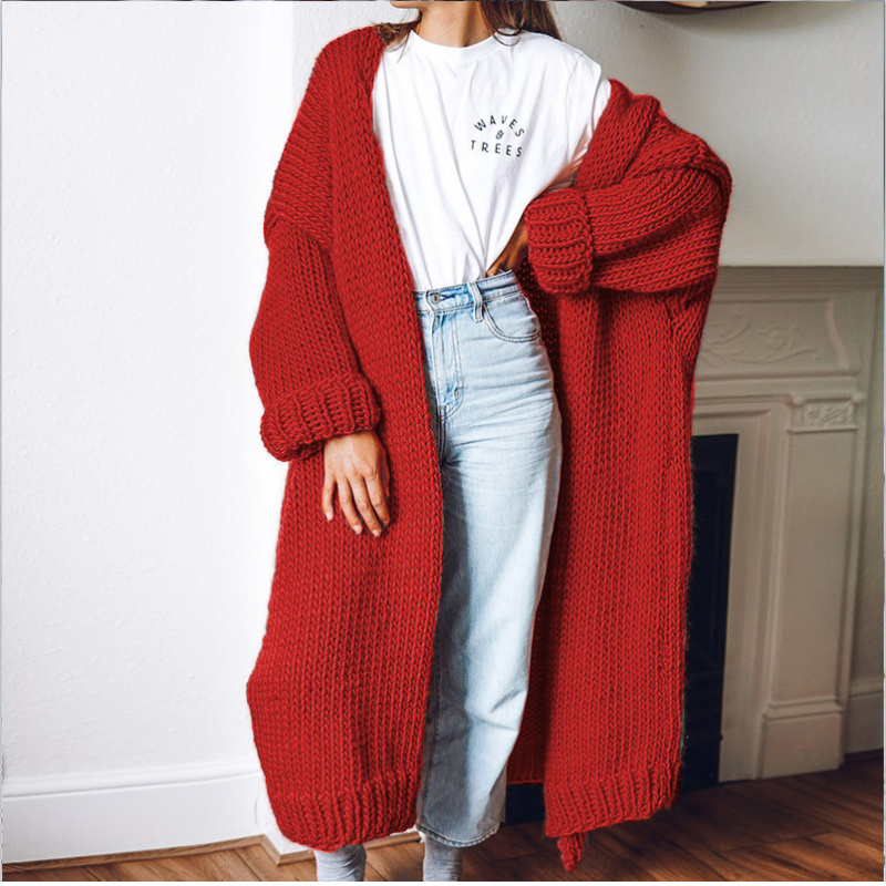 Drune | Strickjacke - Lockere Damenstrickwaren für den Winter