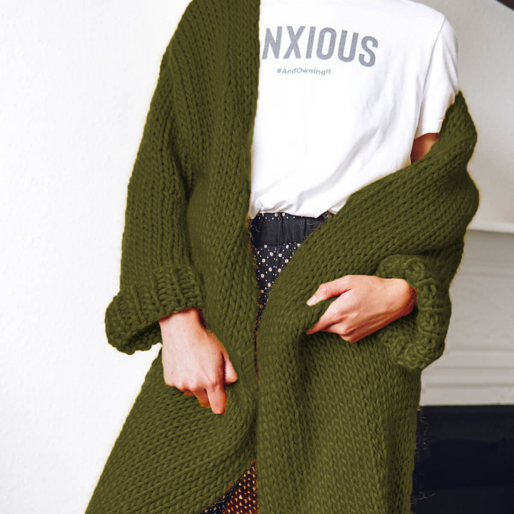 Drune | Strickjacke - Lockere Damenstrickwaren für den Winter