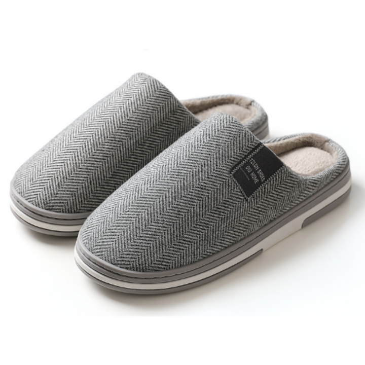 Drune | Hausschuhe für Herren - Plüsch Slip-On Komfort