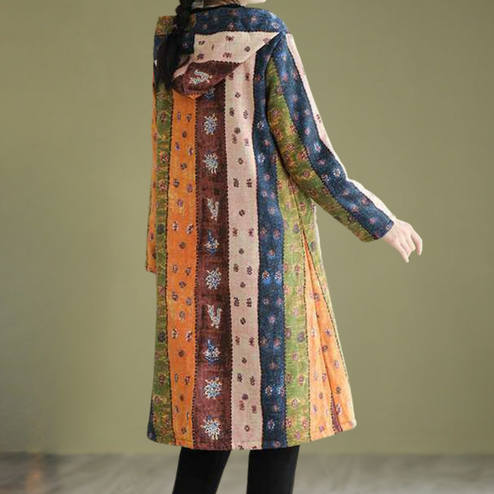 Drune | Herbstjacke mit Kapuze in mittellanger Länge für Damen