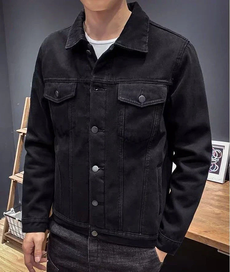 Drune | Gefütterte Denim-Jacke für Herren Warm und Robust