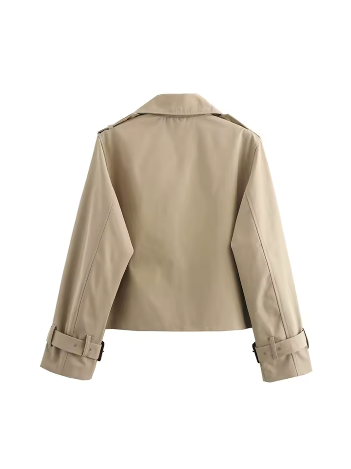 Drune | Doppelreiher Vielseitiger Kurzer Trenchcoat