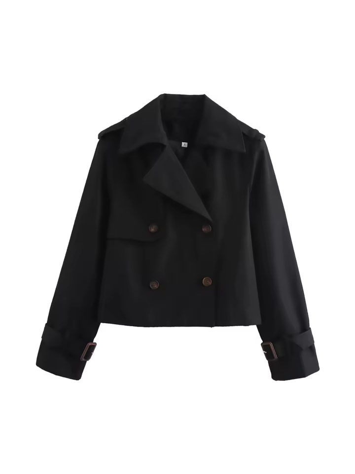 Drune | Doppelreiher Vielseitiger Kurzer Trenchcoat