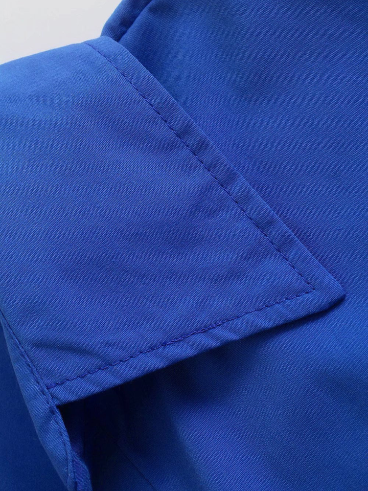 Drune | Lockere Navyblaue Bluse