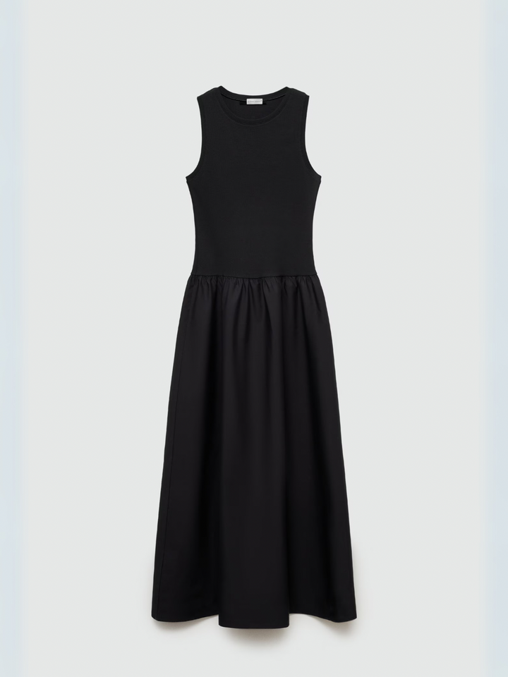 Drune | Hals Casual Stitching Vest Kleid