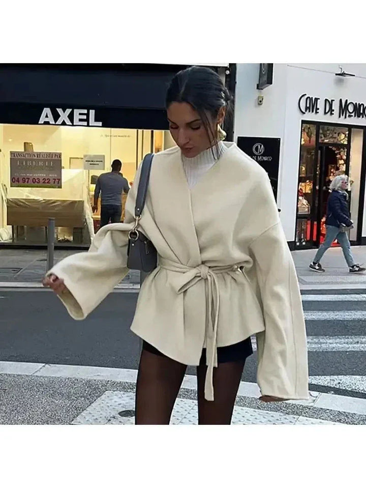 Drune | Schnürjacke mit Gürtel