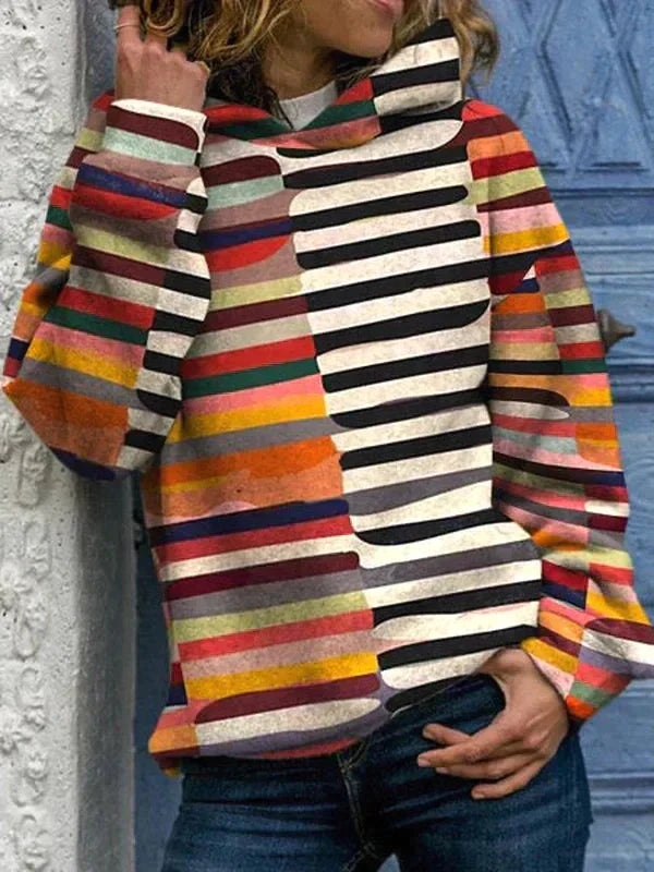 Drune | Bunter Kapuzenpullover