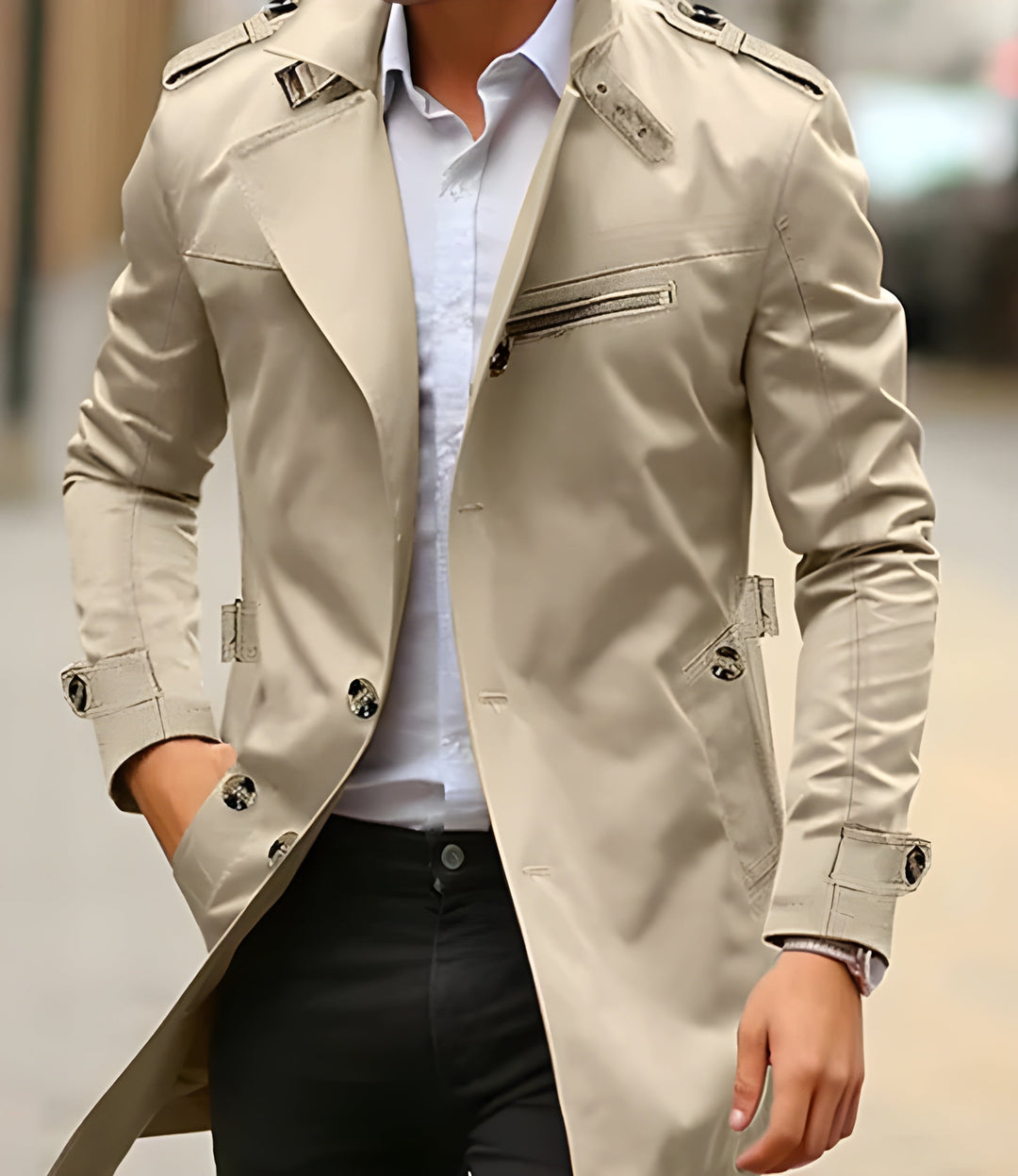 Drune | Stilvoll Trenchcoat für Männer