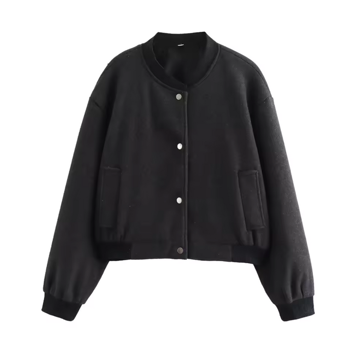 Drune | Jacke mit Rundhalsausschnitt und Kurzer Schnitt für Damen