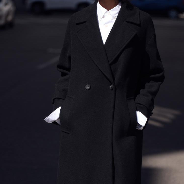 Drune | Trenchcoat - Wollmischung - Oversized Fit - Doppelt gefertigt - Klassisches Design