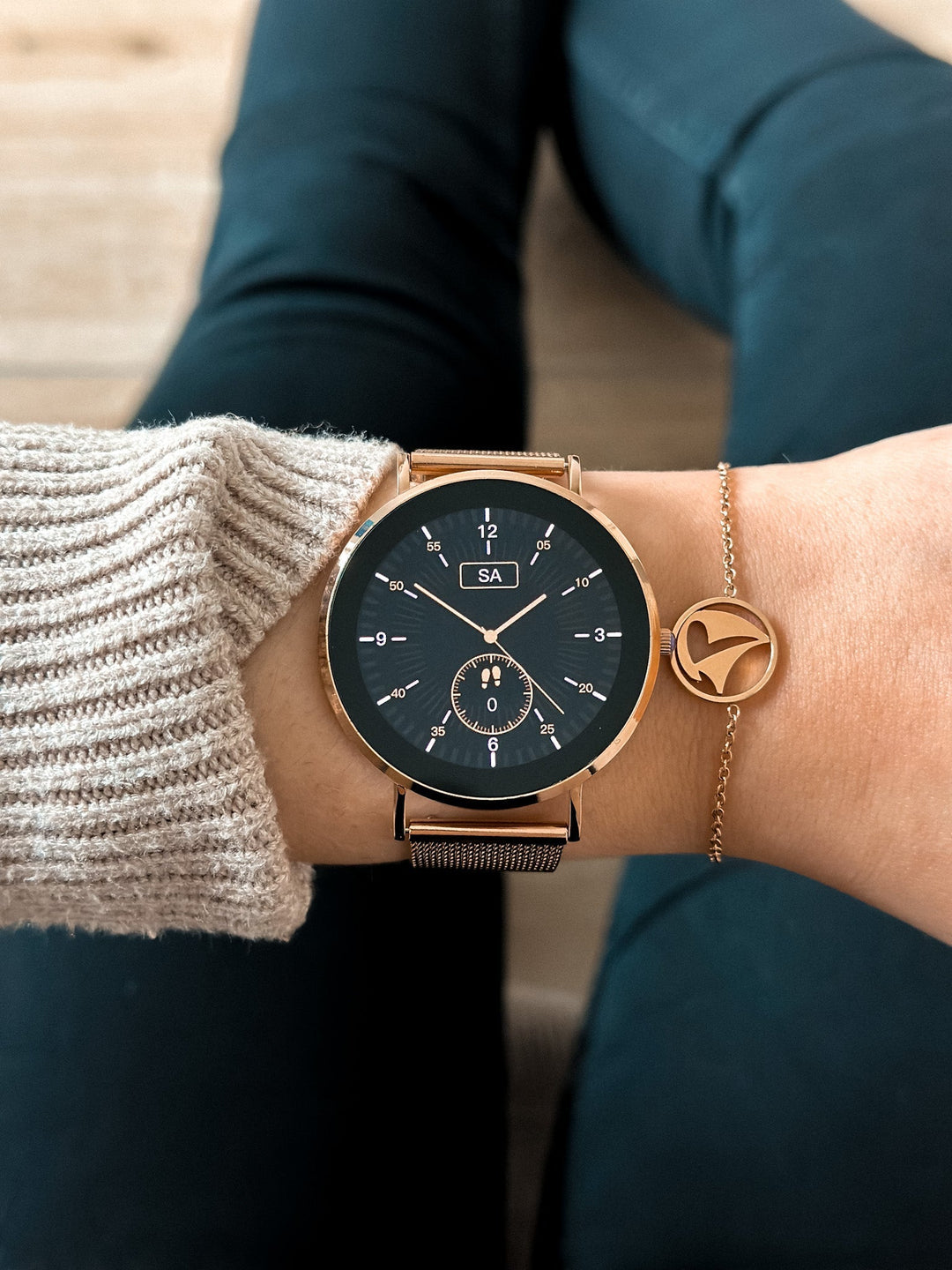 Drune | Ultra Dünne Elegante Damen Smartwatch