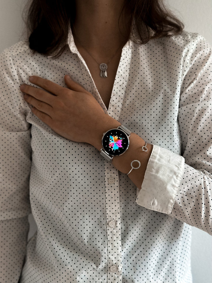 Drune | Ultra Dünne Elegante Damen Smartwatch