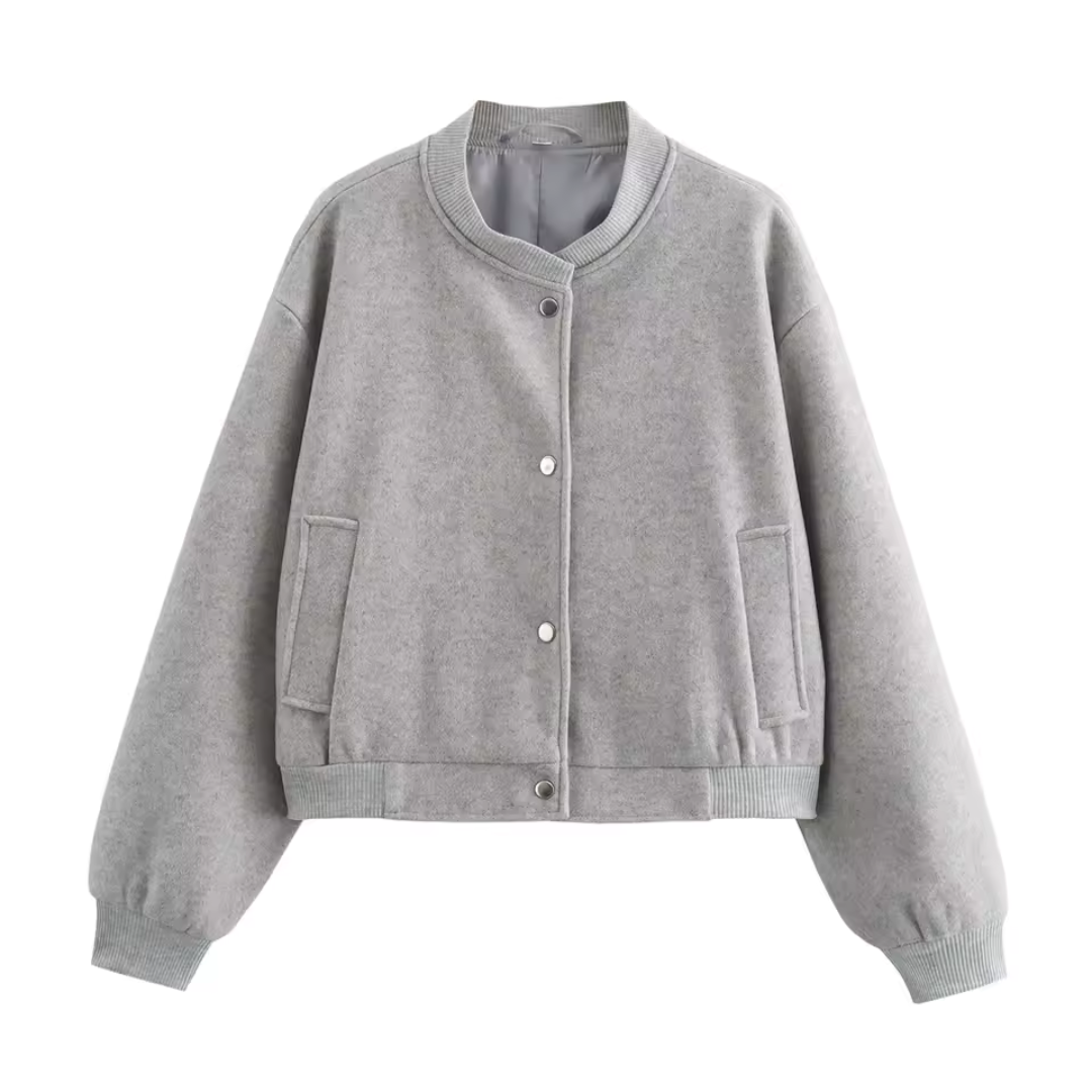 Drune | Jacke mit Rundhalsausschnitt und Kurzer Schnitt für Damen