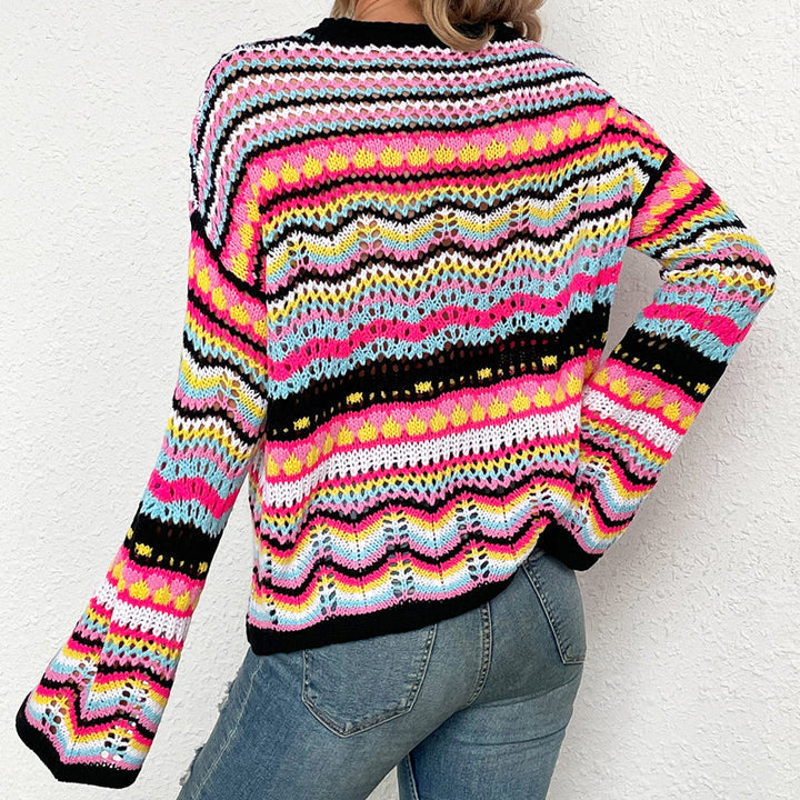 Drune | Farbiger Strickpullover