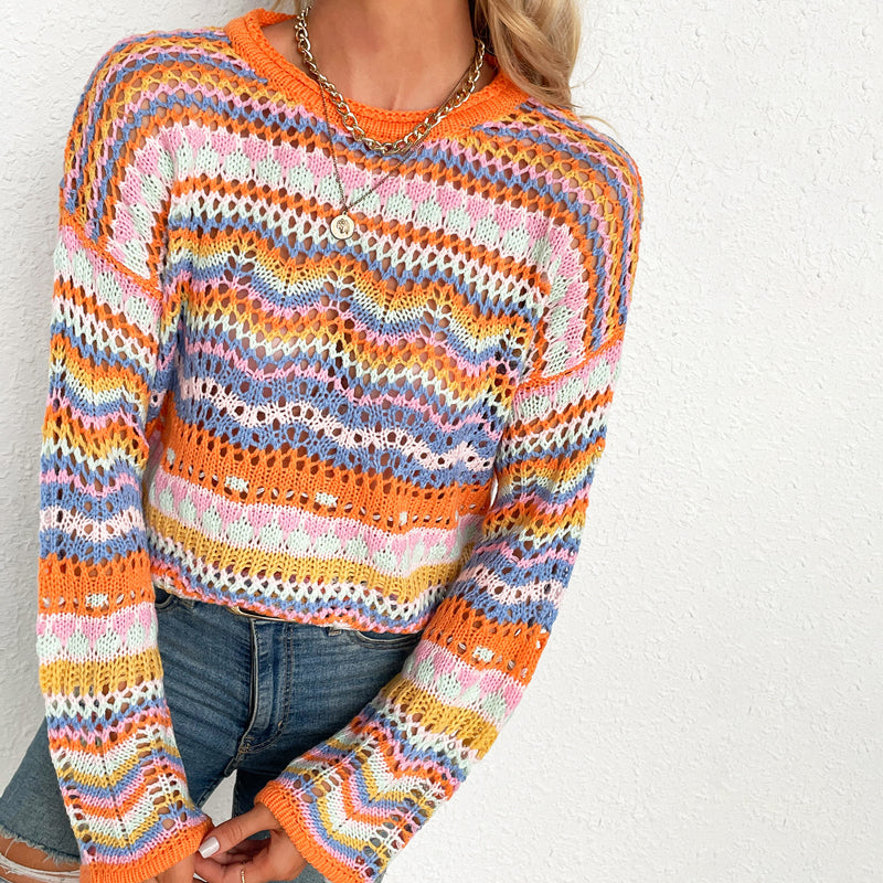 Drune | Farbiger Strickpullover