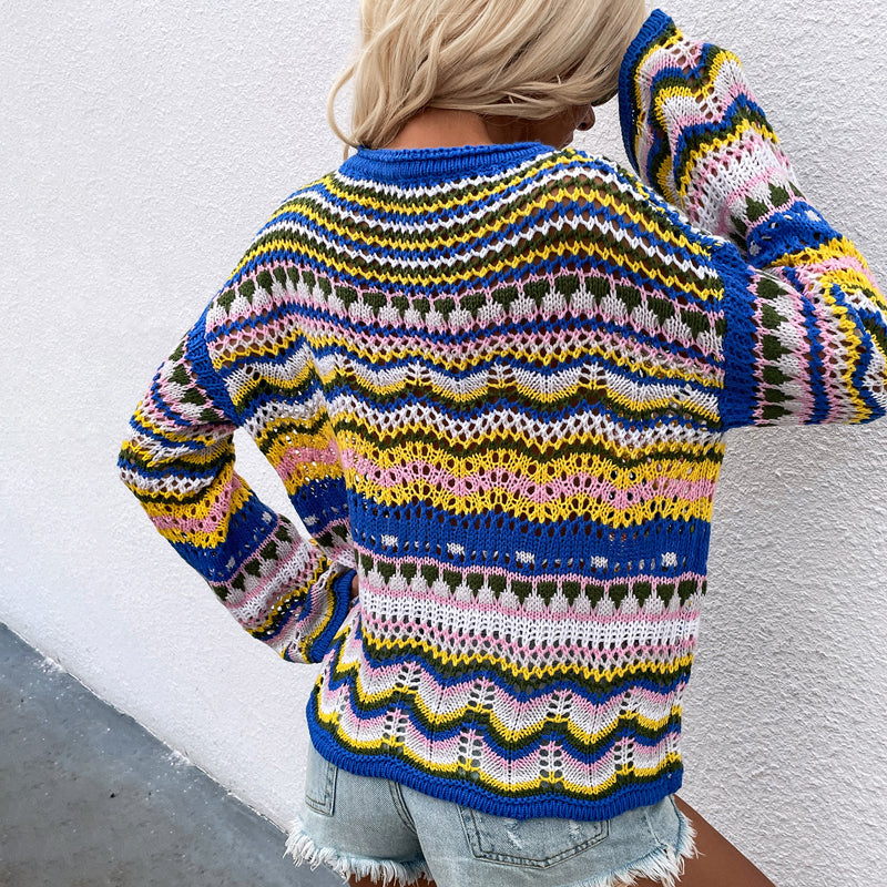 Drune | Farbiger Strickpullover