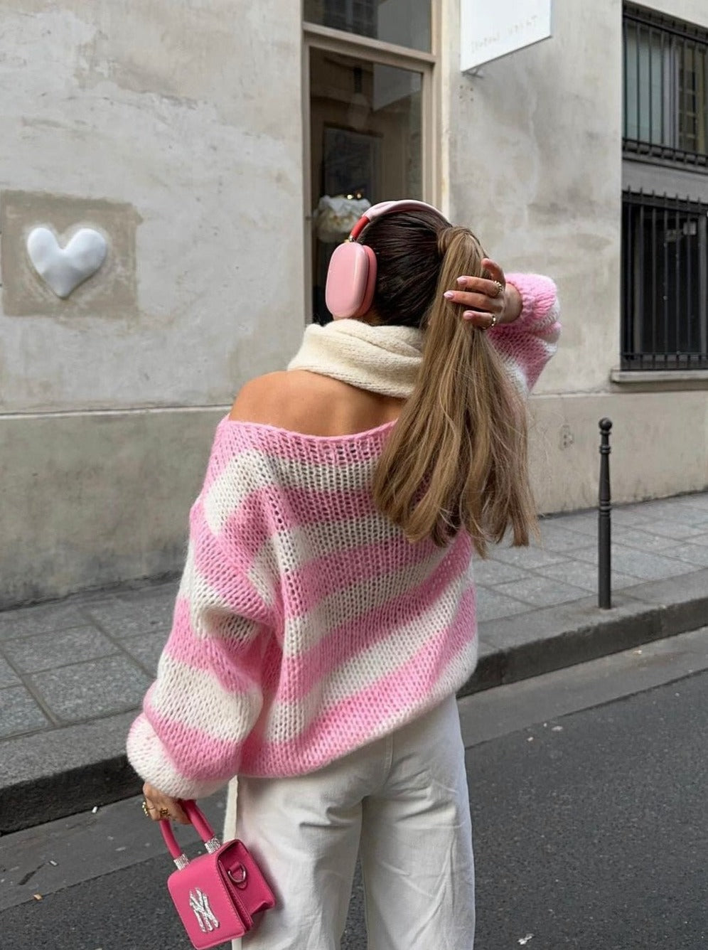 Drune | Gestreifter Strickpullover Weich und Bequem Perfekt Für Den Alltag