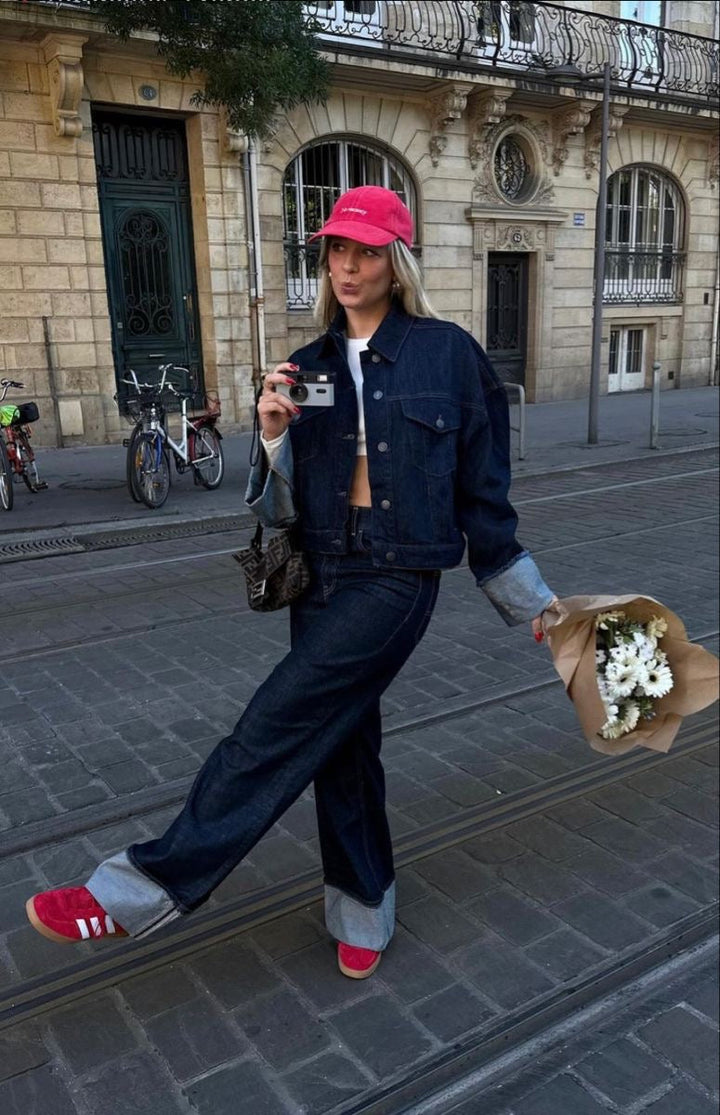 Drune | Denim Oversized-Set für Damen