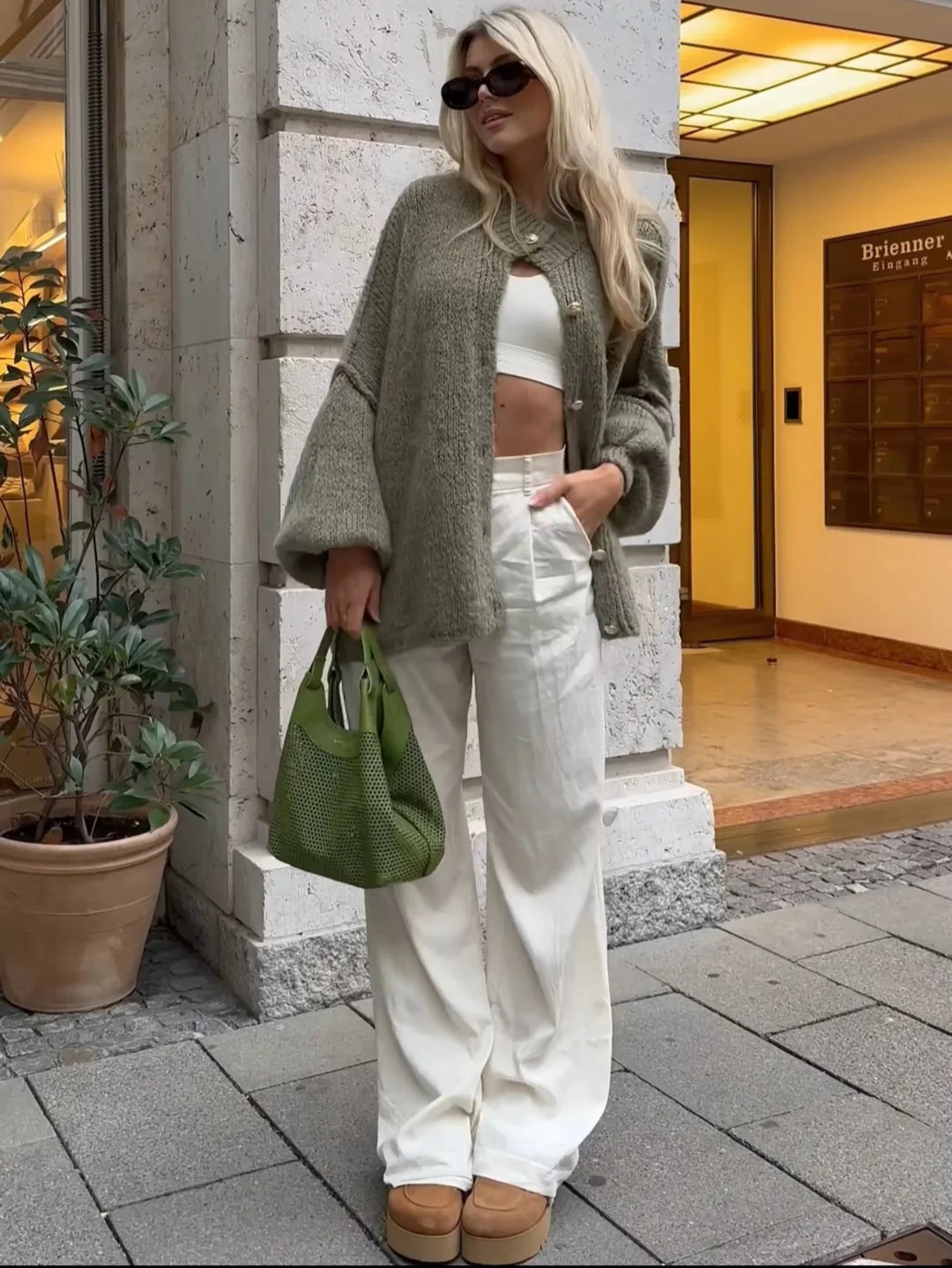 Drune | Übergröße Strickjacke