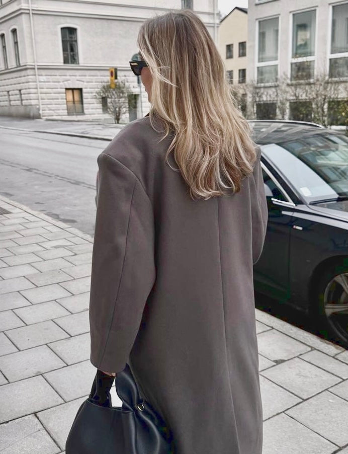 Drune | Langer Übergroßer Mantel Für Damen