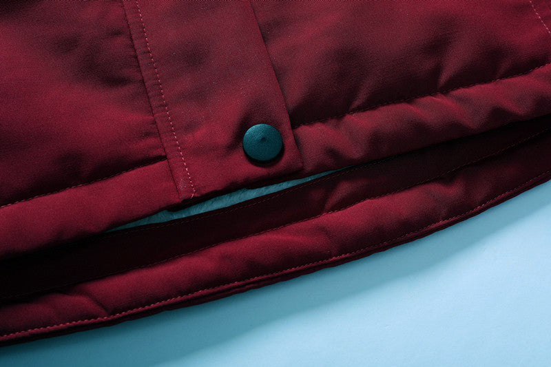 Drune | Mit Fleece gefütterte Damenjacke mit Kapuze und Kordelzug