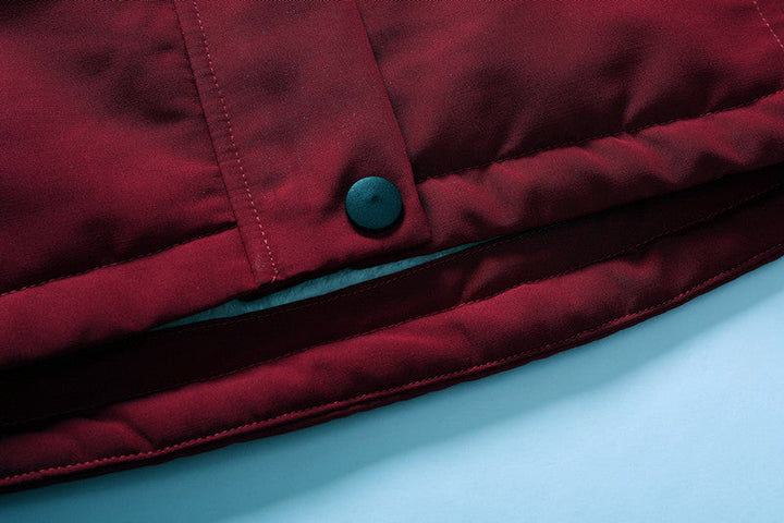 Drune | Mit Fleece gefütterte Damenjacke mit Kapuze und Kordelzug
