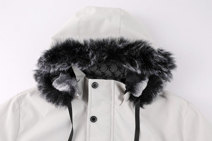 Drune | Herrenjacke mit abnehmbarer, pelzgefütterter Kapuze