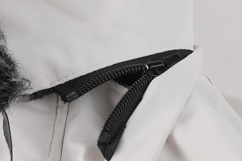 Drune | Herrenjacke mit abnehmbarer, pelzgefütterter Kapuze