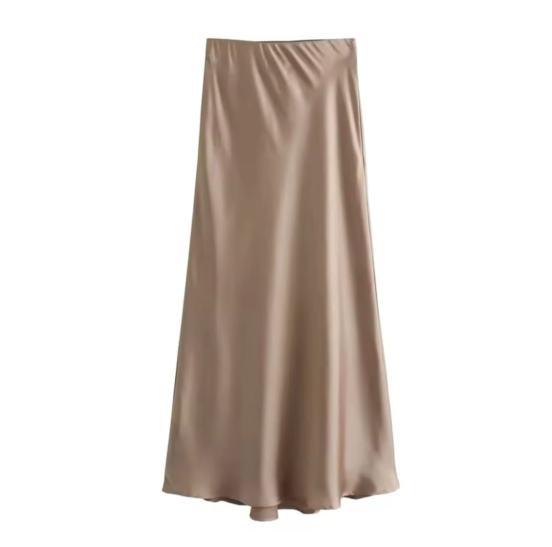 Drune | Satin Maxirock Für Damen