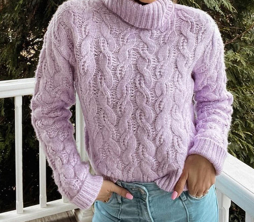 Drune | Lila Strickpulli