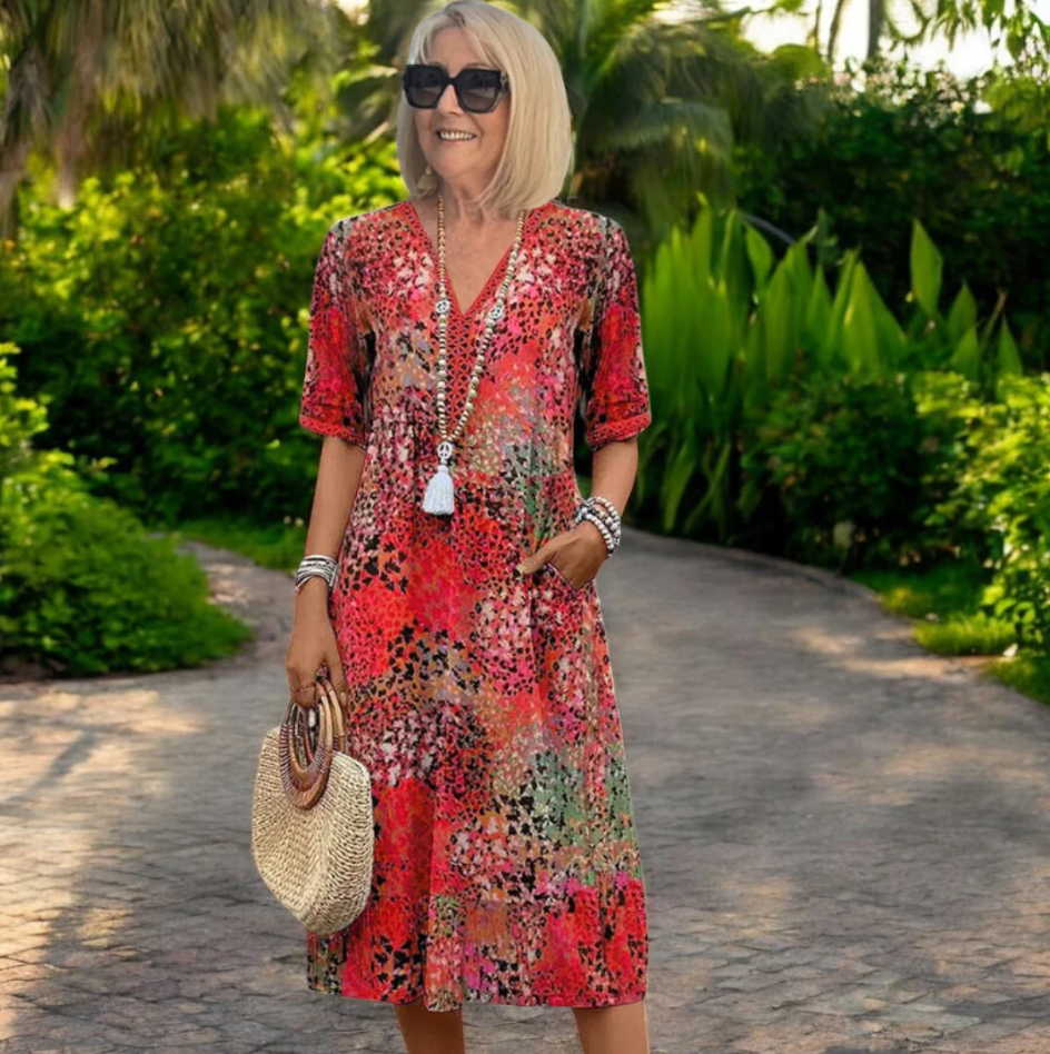 Drune | Leichtes Sommer & Frühlings Midikleid