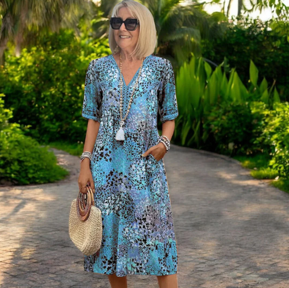 Drune | Leichtes Sommer & Frühlings Midikleid